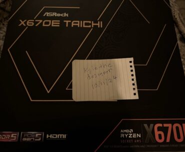 Let’s try this again. ASRock X670E Taichi AM5 motherboard giveaway
