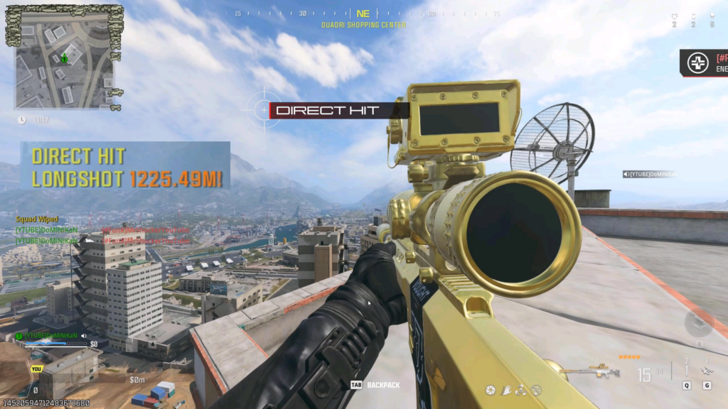 Warzone 3 World Record Sniper Shot!