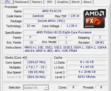 Need Help with My AMD FX-8120 Running Slow—Only 1.4 GHz Instead of 3.1 GHz?