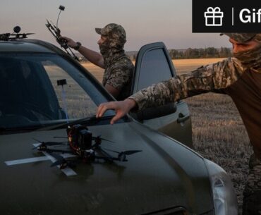 Thermite spewing drones raining molten metal. (Gift article, no firewall.)