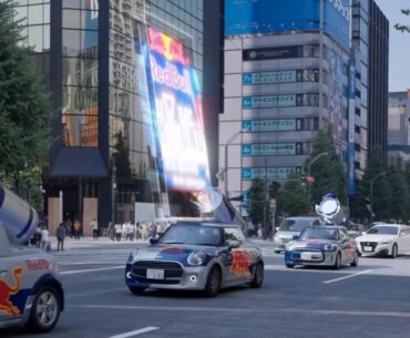 The title says holographic display, how cool would that be, but it's clearly CGI/Augmented Reality. We're getting closer though.
