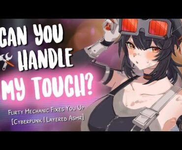 Flirty Tomboy Mechanic FIXES You 🛠💗 [ Sci-Fi | You're a Robot | Cyberpunk Audio Roleplay| Assorted Triggers]