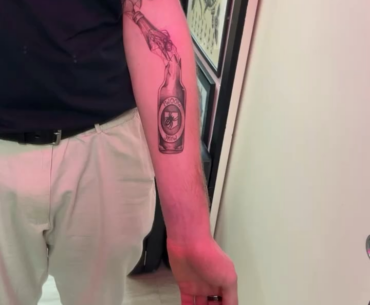 My Widow’s Wine Tattoo