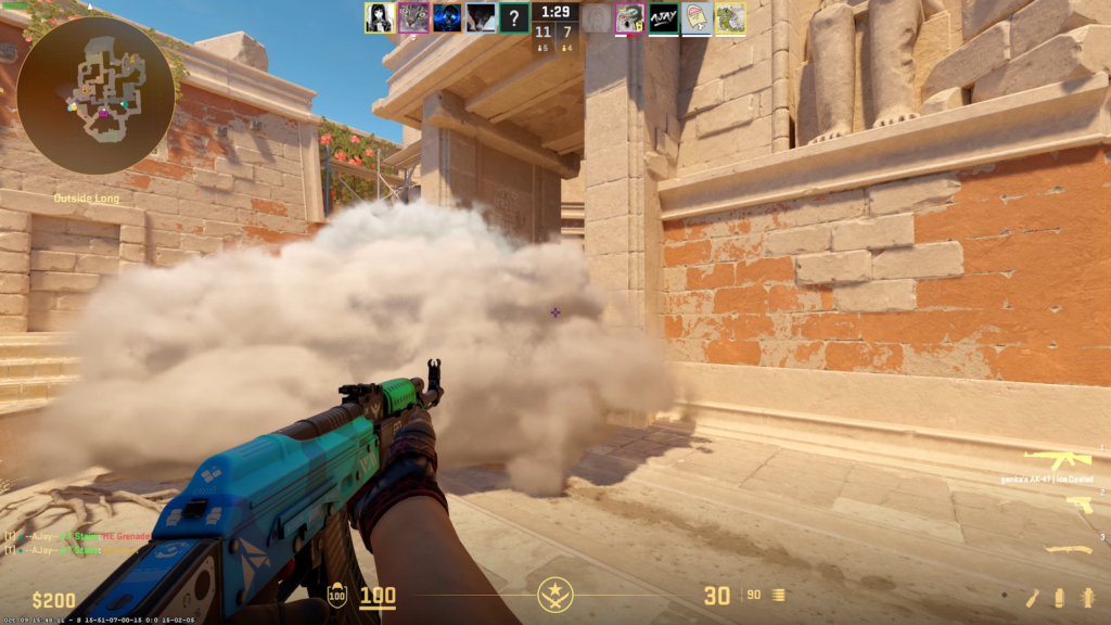 I don't understand how I saw this guy on radar, even weirder that he didn't appear on my teammate's radar