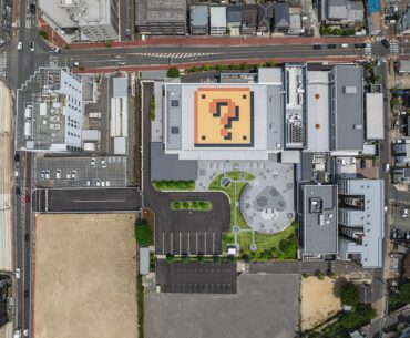 The new Nintendo Museum, viewed from above