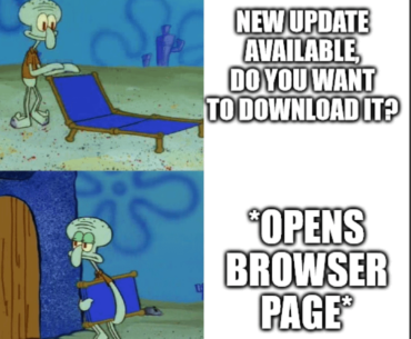 I only like self updating programs