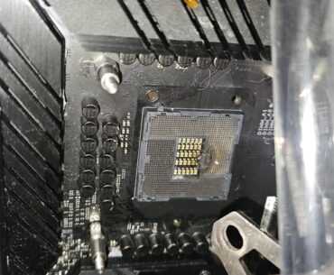 Buddy just finished delidding his 10700k when his loop sprung a leak from being bumped. Fried the entire VCC series...