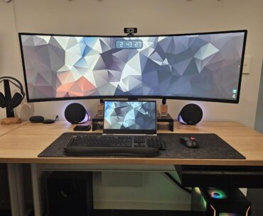 WFH set up .... Work in progress