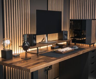 New mid-century modern cozy setup
