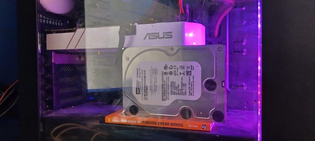 Finally, a use for my old HDD.