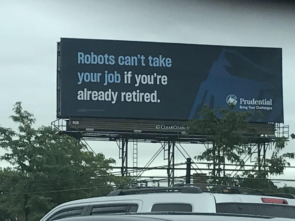 Retire before the rise of the robots