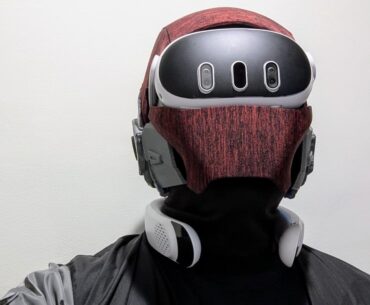 Turned the Quest 3 Into a Working Cyberpunk Helmet