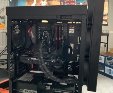 My new case hasn't turned up yet and I just couldn't let a Arctic Liquid Freezer 2 420 sit in the box.
