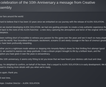 An Alien Isolation sequel has been confirmed!