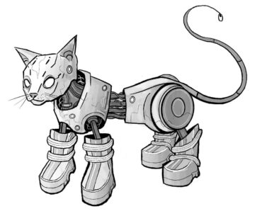 Cyber cat by me