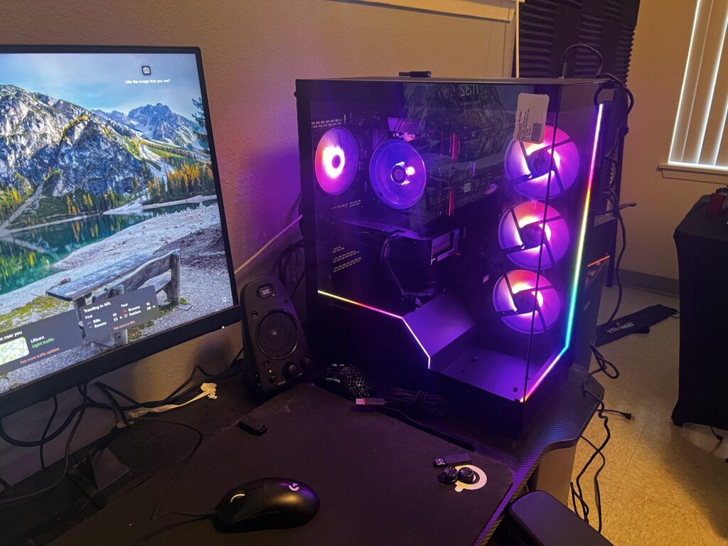 Not my full battle station, but god bless whoever dropped this thing off at the pawnshop. 🫡