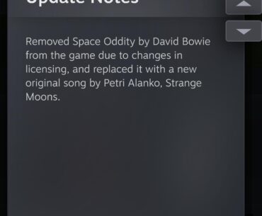 Pleasantly suprised to get an update for Alan Wake, then read the patch notes... 😞