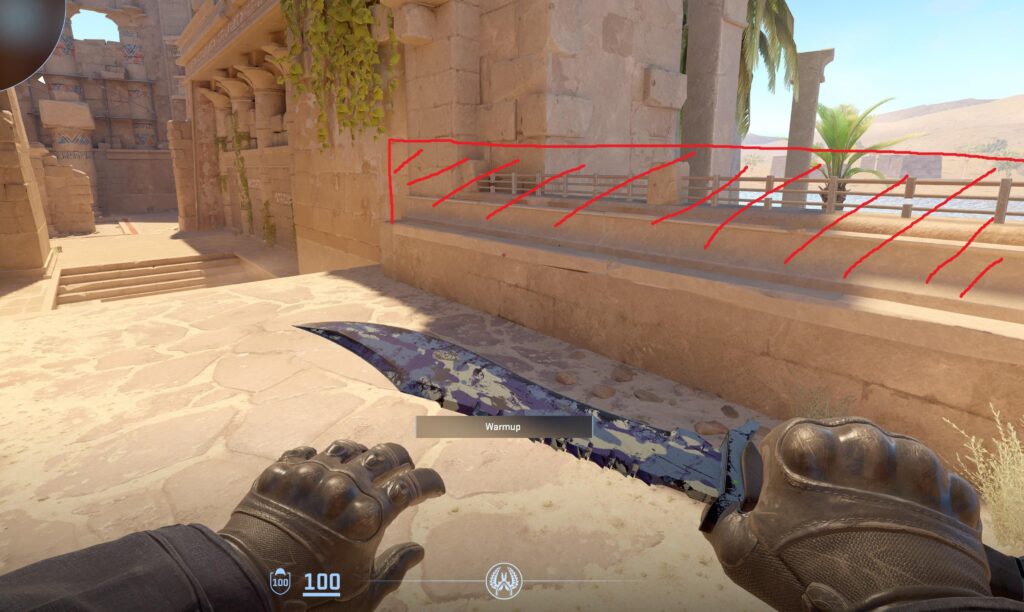 Can this wall near CT on Anubis be raised? With its current position and height, it feels unintuitive that you can't jump on it. Especially when T's smoke CT Lane, its like its begging you to jump on and look over the smoke.