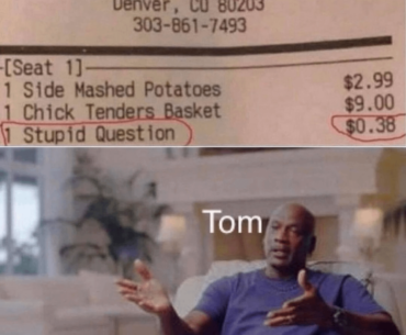 “Tom’s a good guy, just not afraid to speak his mind, is all.”