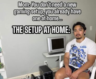The setup..