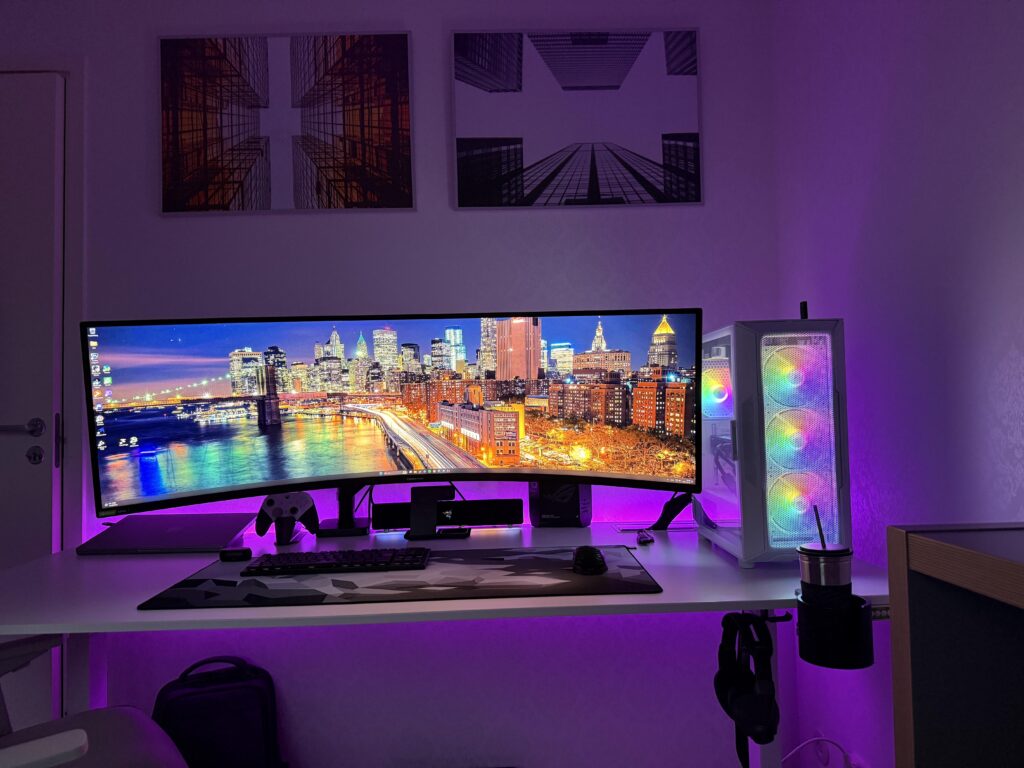 Never work/game in this setting, only for pictures.