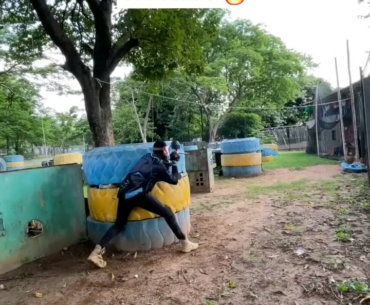 I never thought I would see somebody performing a call of duty slide in real life.