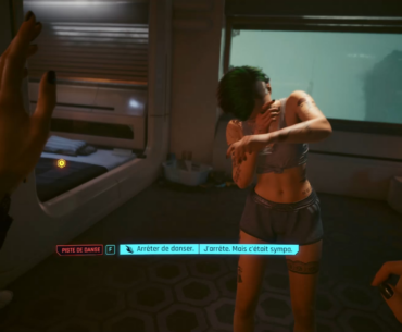 I was dancing with Judy in V's appartment and I Really Want To Stay At Your House started playing on the in-game radio. This game is going to make me cry.