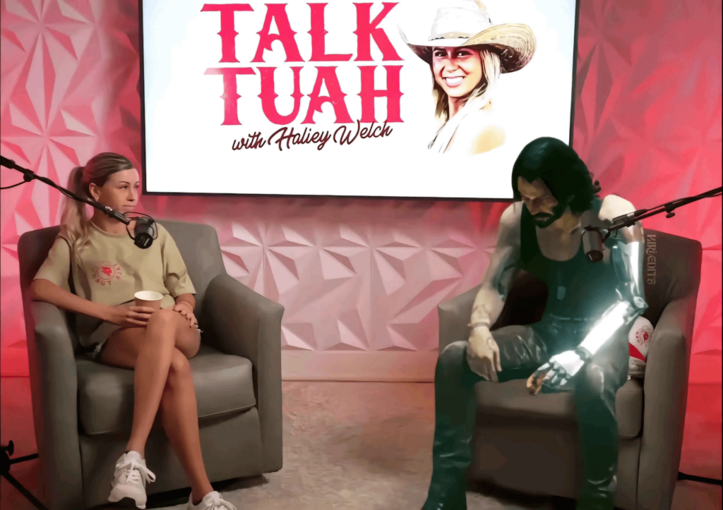 Leaked screenshot of the next Talk Tuah podcast episode