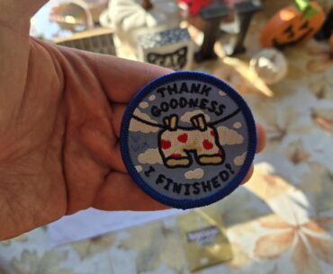I got finisher prizes from the Thank Goodness You're Here dev/publishing team!