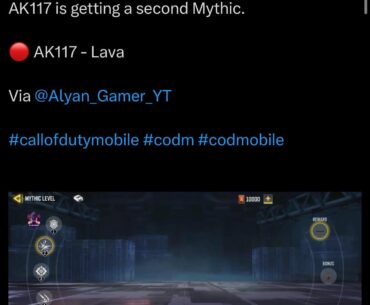 Why do we need another mythic AK117 😭