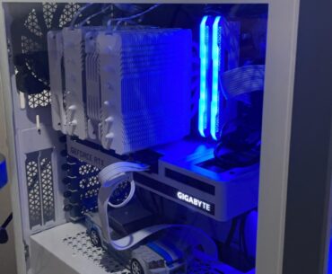 there’s one cpu fan in the middle and one behind It I didn’t want to put it in front because of the ram was in the way is this bad???