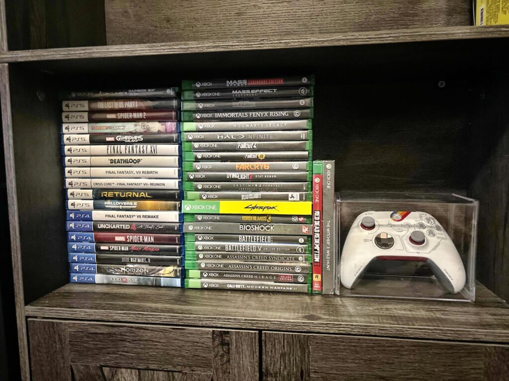 The Funko hard cases make perfect controller displays