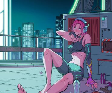 [OC] Thank you for your support! Our cyberpunk comic has reached its goal!