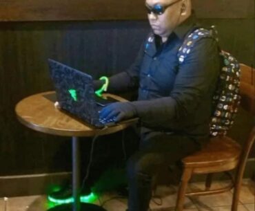 He's downloading a car.