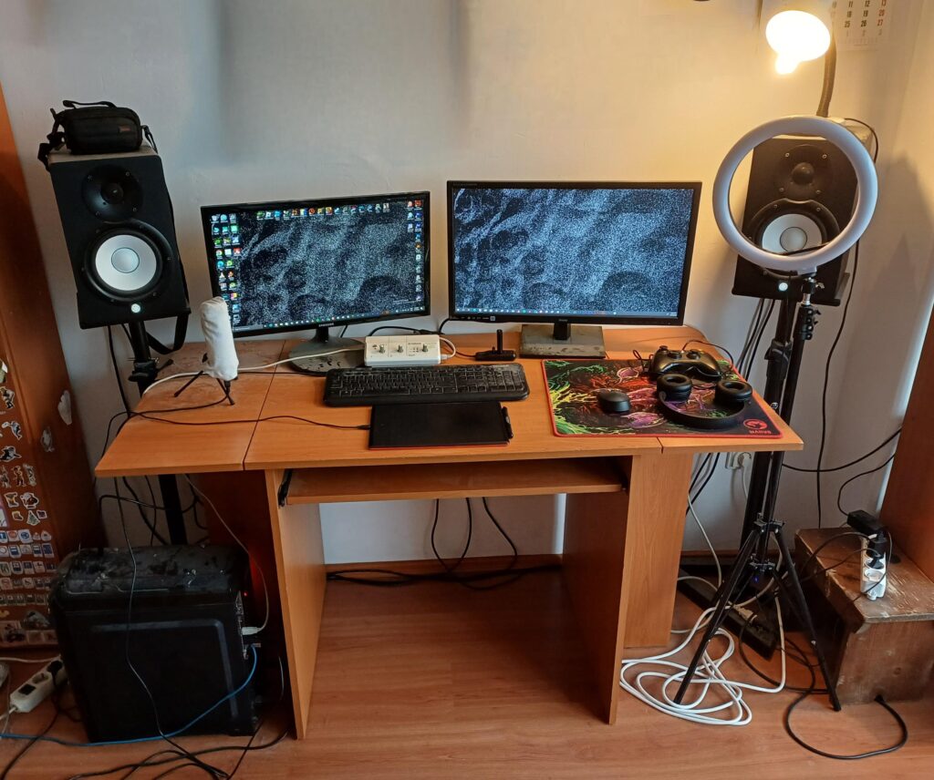 i know the dust is there