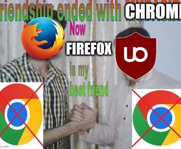 *Switched back to Firefox.*
