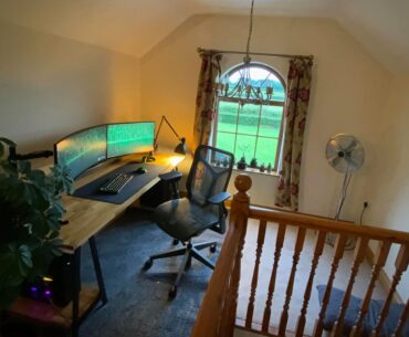 What do y’all think about my cozy lil setup?