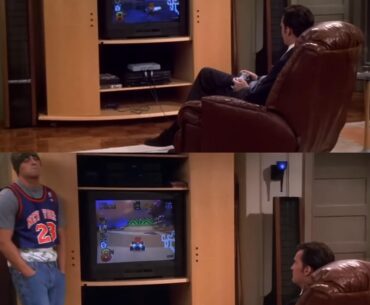 Videogames in TV shows and movies #1: Crash Team Racing in "Friends"