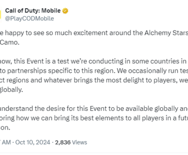 FINALLY THEY SAY SOMETHING ABOUT THE CAMO FOR GLOBAL!