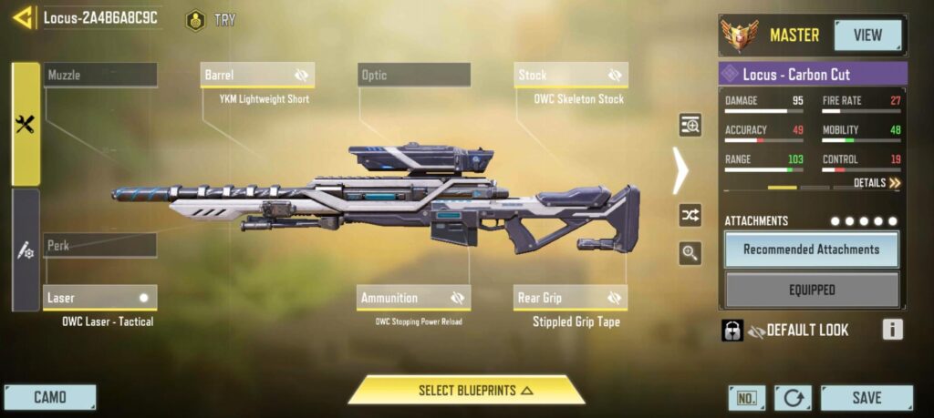 Do you guys have certain blueprints that just makes you a much better player with any given gun?