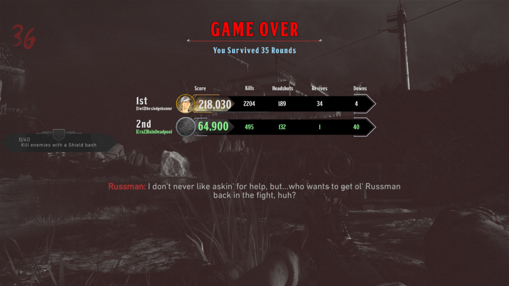 Went back to BO4 after so long and I think this is the highest I've ever gone in a public lobby. Shout out to the guy who didn't leave.