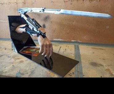 My hand made 1:1 scale Cyberpunk 2077 Mantis Blade