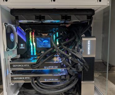 Built my first AI + Video processing Workstation - 3x 4090