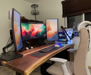 My first woodworking project went into my battle station