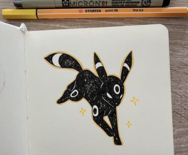 [OC] Cosmic Umbreon 🌑