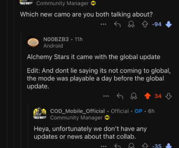 Here is the link to the comment of community manager
