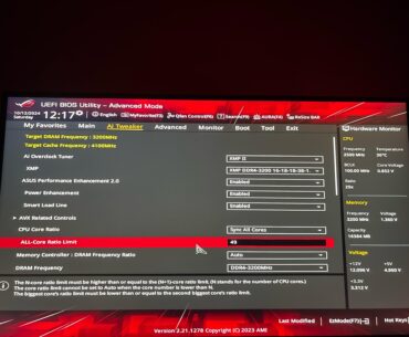 I have a i7-11700 can i get more core ratio than 4.4ghz with turbo or thats the max, because i have been trying it with 4.9 and its not applying when i go in windows