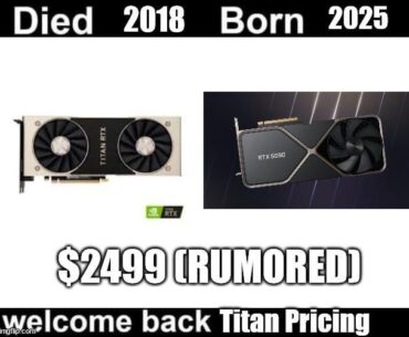 You know it will still sell better than a Titan even if priced similarly