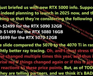 Potential 5090 / 5080 / 5070 price leaks… outrageous