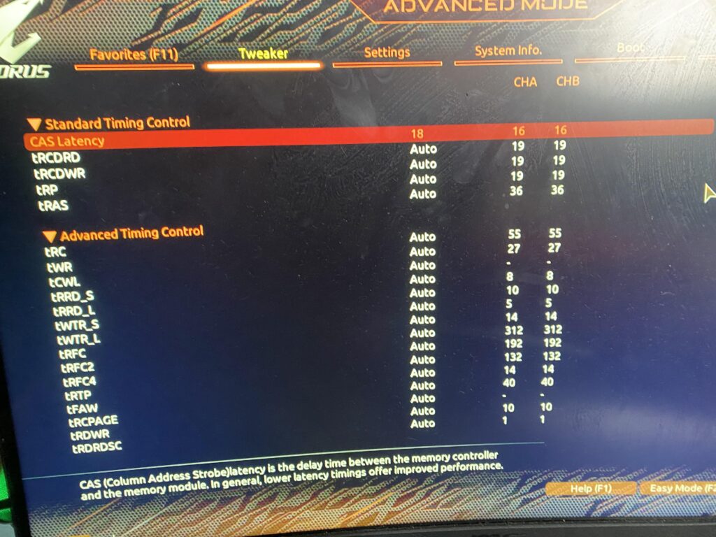 I oc'd my ram from 3600 to 4000, but I don't know what to put here and this is the important thing, what would be the best configuration?